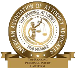 American Association of Attorney Advocates Top Ranking Attorney 2020 Member | Top Ranking Personal Injury Law Firm